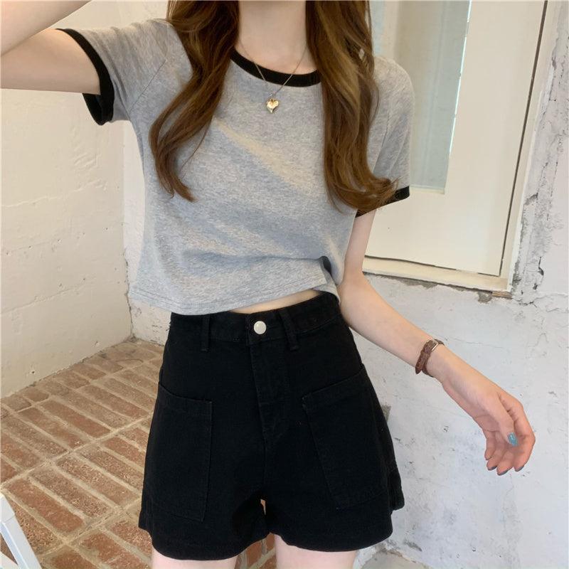 Slim Short Top - WOMONA.COM