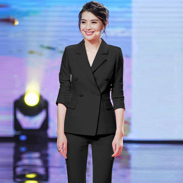 Professional Suit Women | Fashion Two-piece Suit - WOMONA.COM