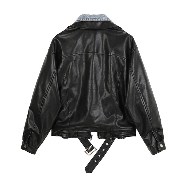 Fashion  Leather Jacket - WOMONA.COM