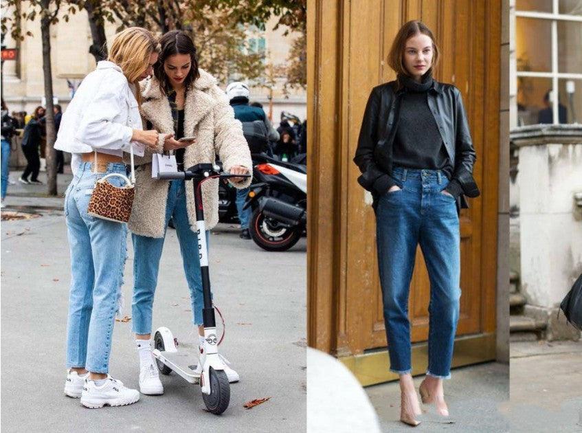 Casual Denim Trousers - WOMONA.COM