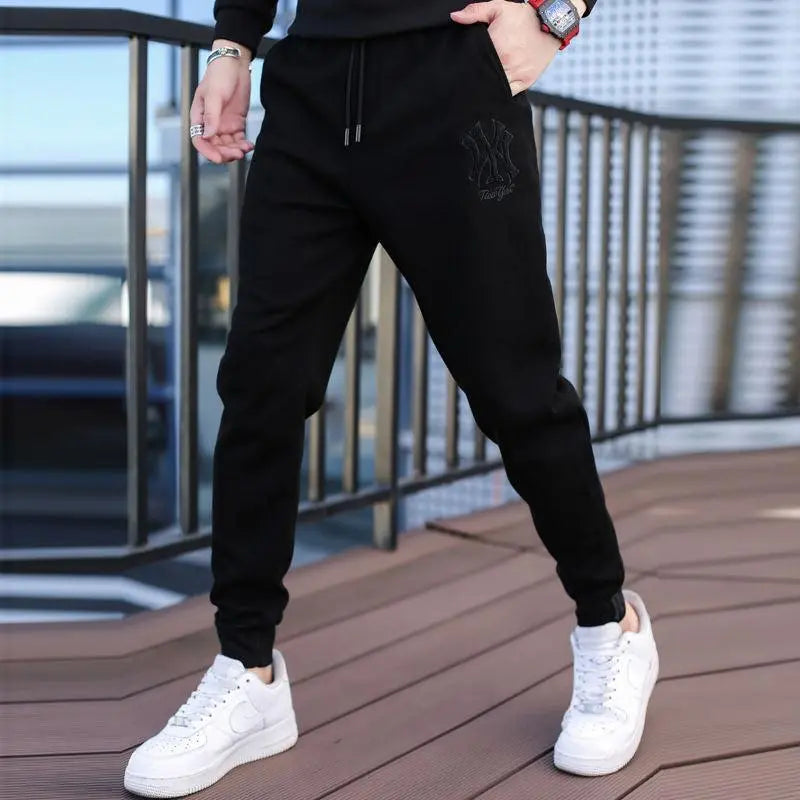 Men's Casual Cotton Plus Size Sweatpants - WOMONA.COM