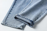 Straight-leg Loose-fitting Jeans - WOMONA.COM