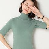 Short-sleeved Sweater - WOMONA.COM