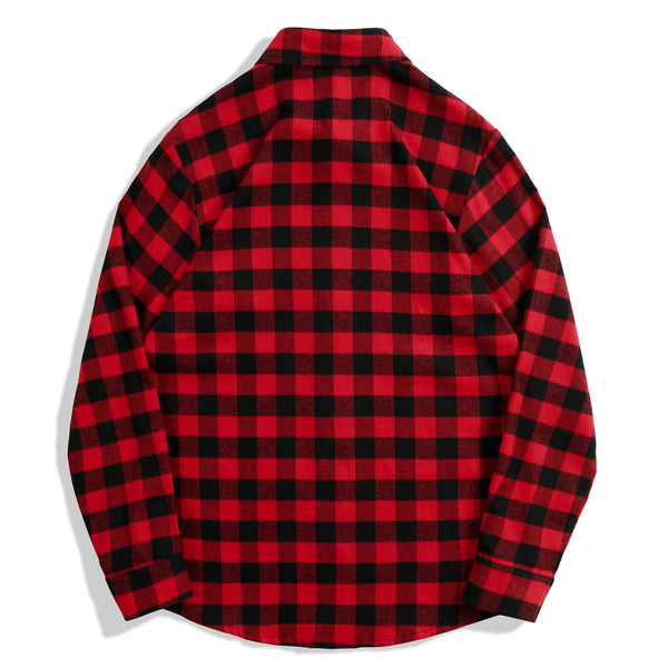 Casual Plaid Shirt For Men - WOMONA.COM