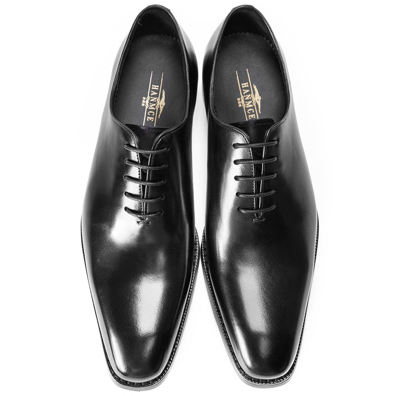 Men's Formal British Style Groom Leather Shoes - WOMONA.COM