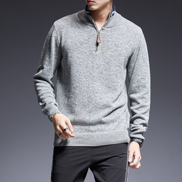 Men's Sweater Bottoming Shirt - WOMONA.COM