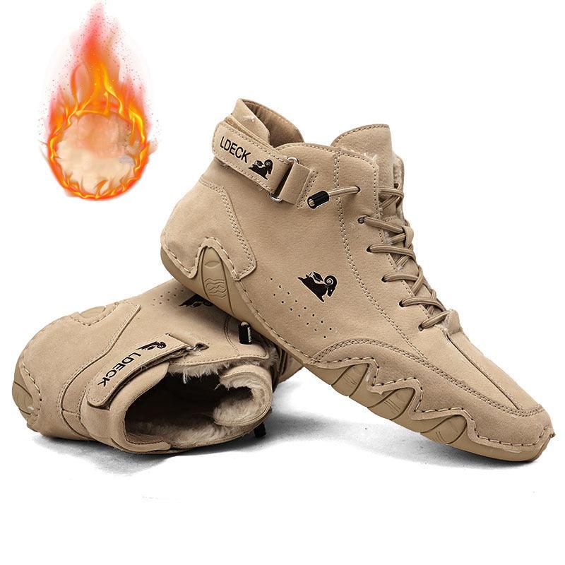 Velcron Fashion Lace-up Sneakers - WOMONA.COM
