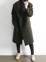 Woolen Men's Mid-length Trench Coat - WOMONA.COM