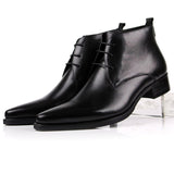 Business Short Boots High Top Shoes For Men - WOMONA.COM