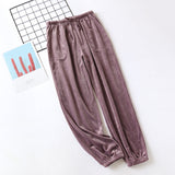 Pajama Pants Home Trousers - WOMONA.COM