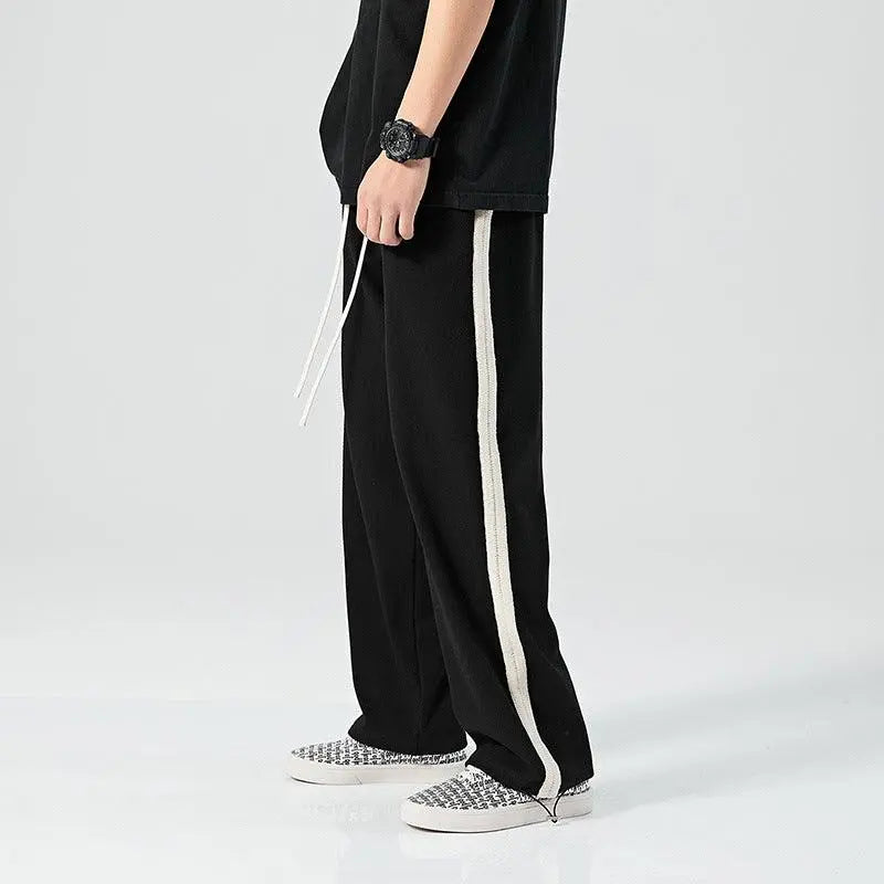 Loose Straight Wide Leg Sweatpants - WOMONA.COM