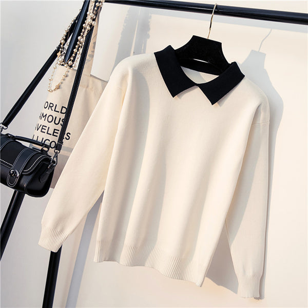 Early Autumn Knit Sweater - WOMONA.COM