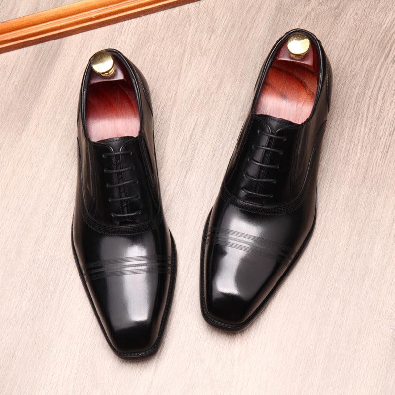 Fashion Mens Formal Leather Shoes - WOMONA.COM