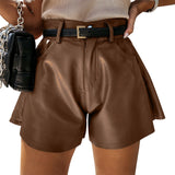 Towers High Waist A-line Shorts - WOMONA.COM