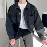 Trendy Denim Work Jacket Men's - WOMONA.COM