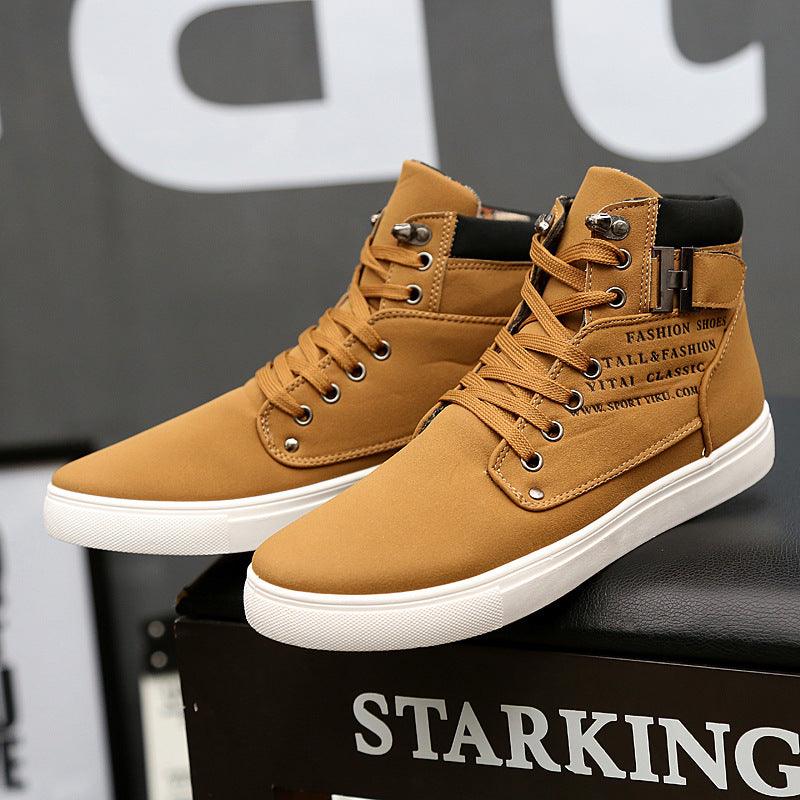 Martin Boots Men Lace-up Flat Shoes - WOMONA.COM