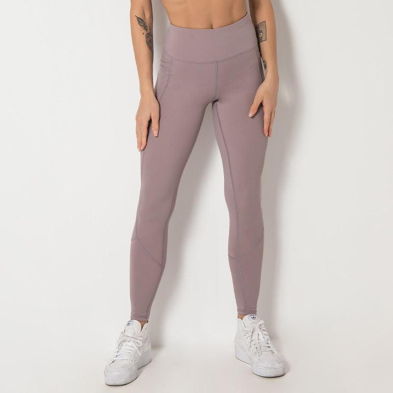 High Waist Yoga Pants - WOMONA.COM