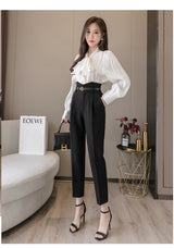 Thin Nine Point Harem Pants - WOMONA.COM