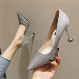 Gradient Sexy Pointed French Pumps - WOMONA.COM