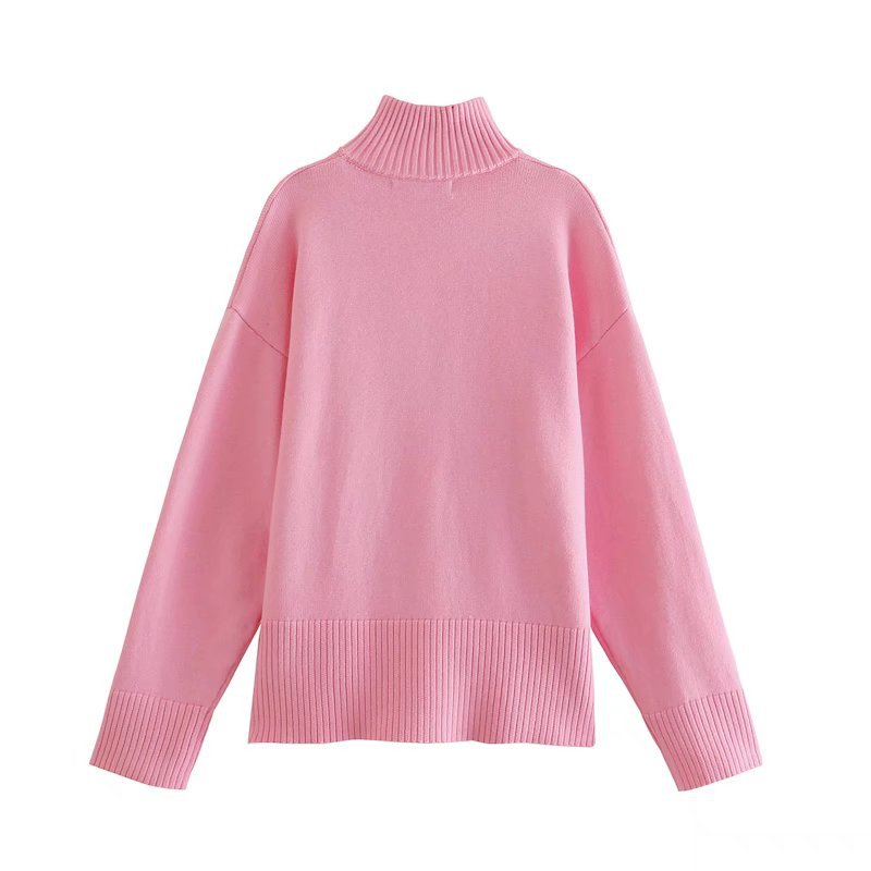Casual Loose Pullover Sweater - WOMONA.COM