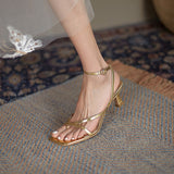 French Roman Sandals - WOMONA.COM