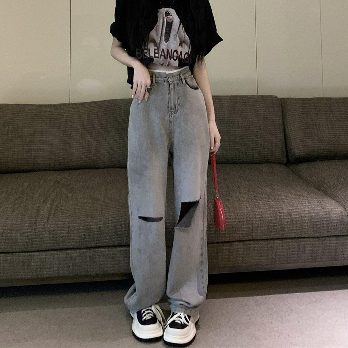 Summer New Ripped Jeans - WOMONA.COM