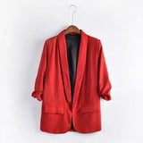 Casual Suit Jacket - WOMONA.COM