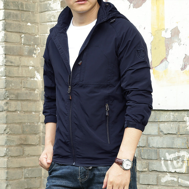 Men's Fashion Single Outdoor Jacket - WOMONA.COM