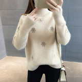 Thickened Mink Fleece Sweater - WOMONA.COM
