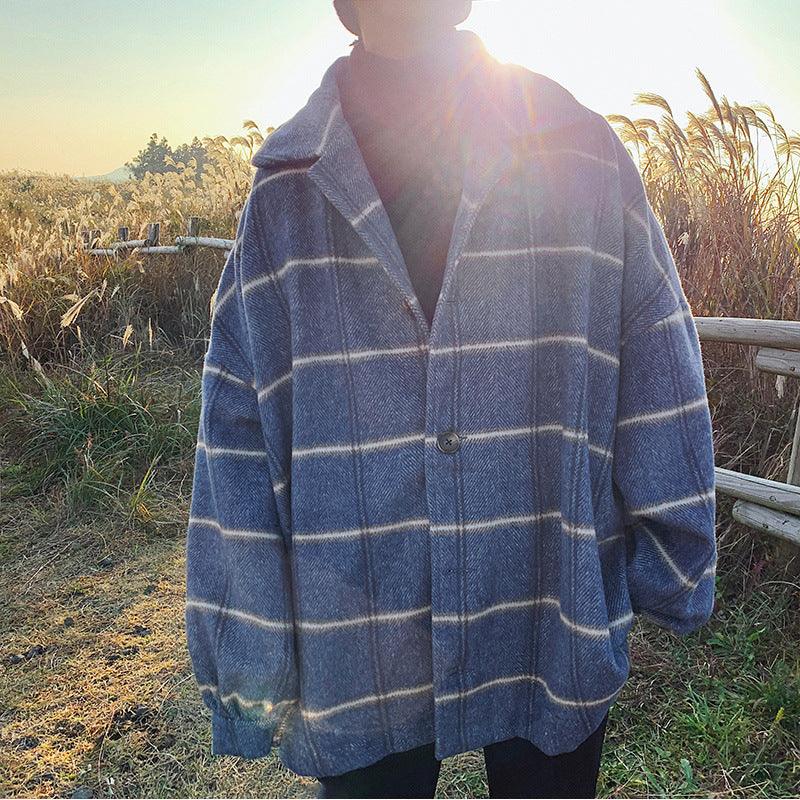 Winter Men's Woolen Trench Coat - WOMONA.COM
