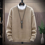 Sleeved Pullover Loose Sweater - WOMONA.COM