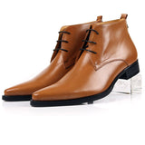 Business Short Boots High Top Shoes For Men - WOMONA.COM