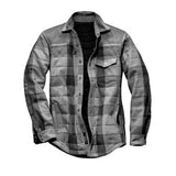 Cotton Thermal Shirt Jacket - WOMONA.COM