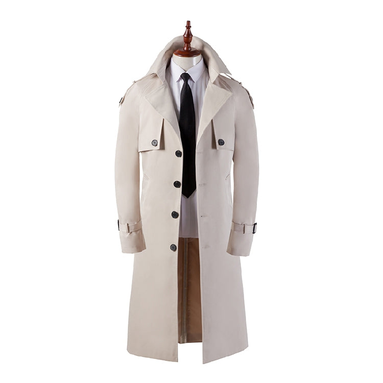 Men's Trench Coat Super Long Over - WOMONA.COM