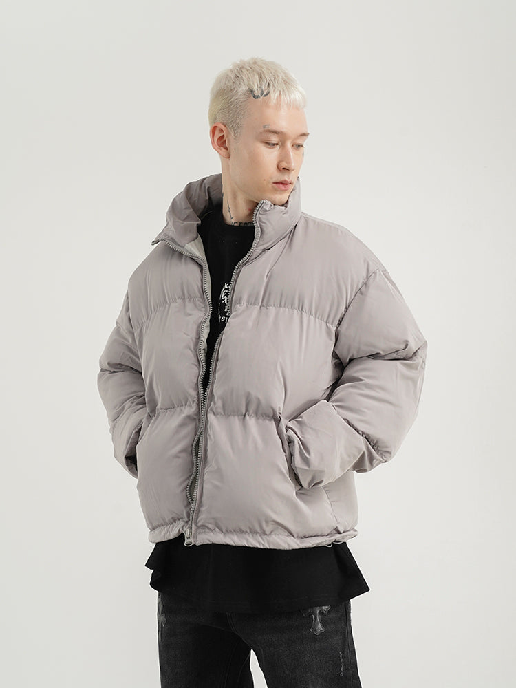 Men Stand-up Collar Bread Padded Jacket For Men - WOMONA.COM