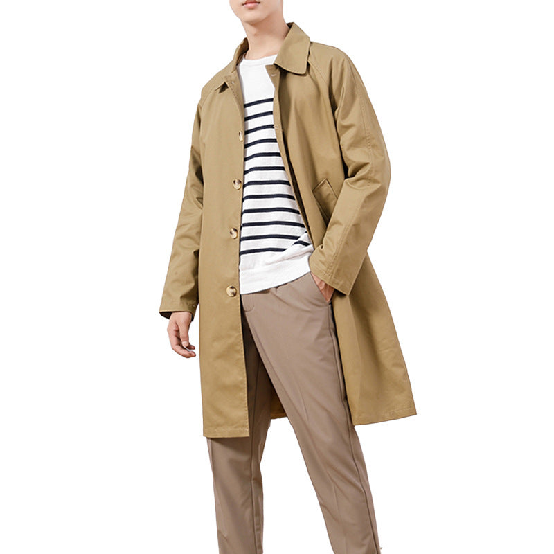 Casual Mid-length Trench Coat - WOMONA.COM