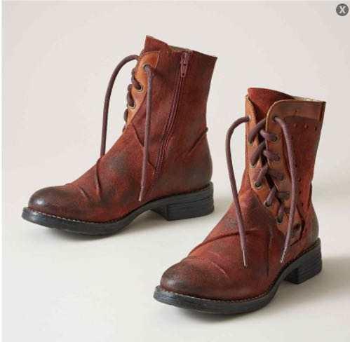 Low-heel Martin Casual Short Boots - WOMONA.COM