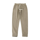 Elastic Waist Loose Sweatpants - WOMONA.COM