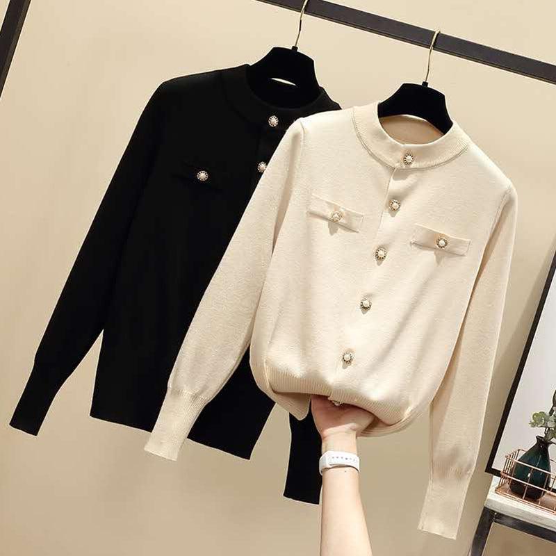 Zipper Knitted  Casual Pullover - WOMONA.COM