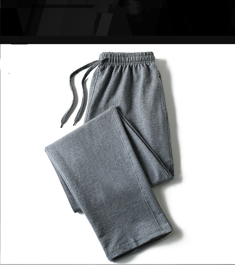 Men's Straight Knit Sweatpants - WOMONA.COM