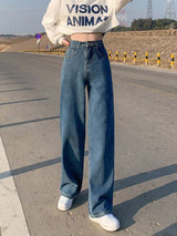 Wide Leg Jeans For Women Bottom Baggy - WOMONA.COM