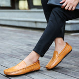 Men Loafers Slip On Formal Comfortable Soft Shoes - WOMONA.COM