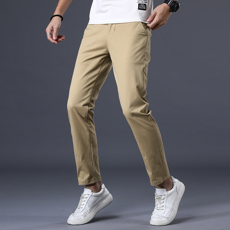 Men's Cotton Casual Pants - WOMONA.COM