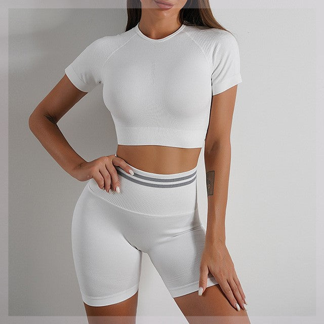 Seamless Sports Set For Women Workout Outfit - WOMONA.COM