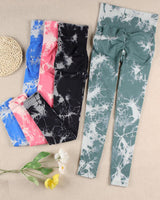 Tie Dye Sports Yoga Pants - WOMONA.COM