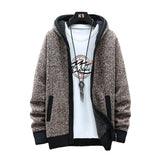 New Men's Hooded Plus Fleece Sweater - WOMONA.COM