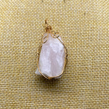 Crystal Rough Stone Necklace - WOMONA.COM