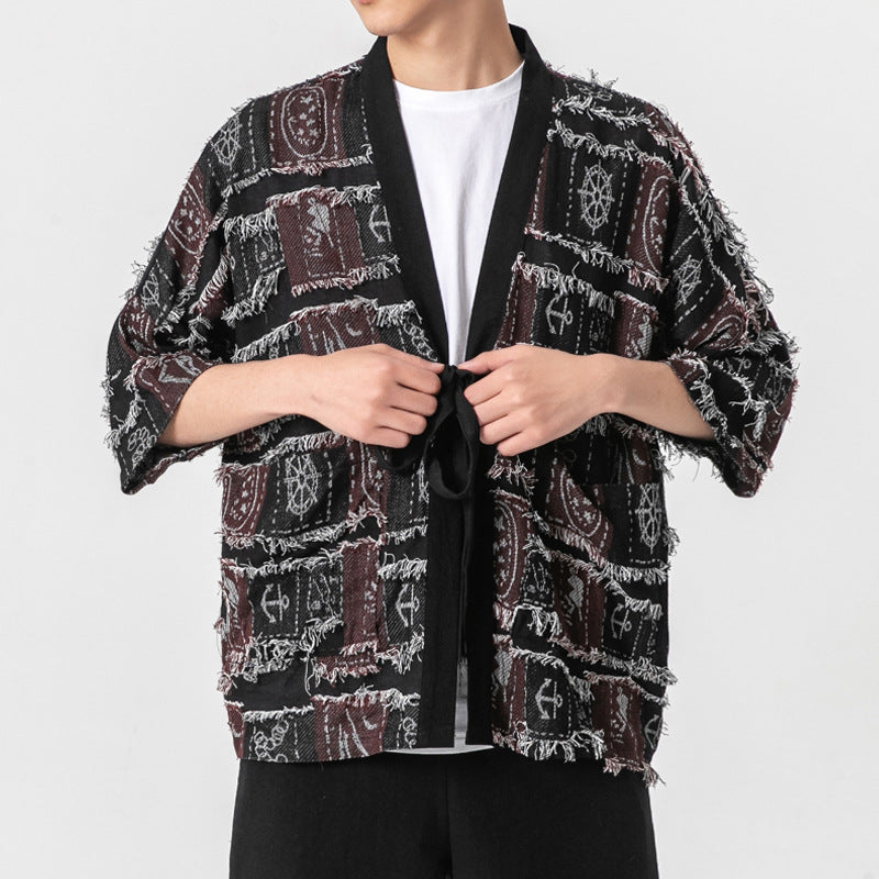 Men's Cardigan Knitted Retro Fashion - WOMONA.COM