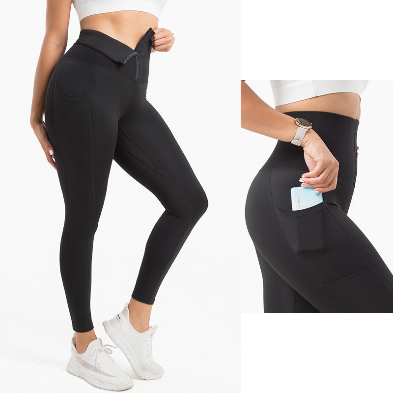 Sports Tight Yoga Body Shaper Pants - WOMONA.COM