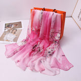 Qianli Jiangshan Tu Tulle Scarf - WOMONA.COM